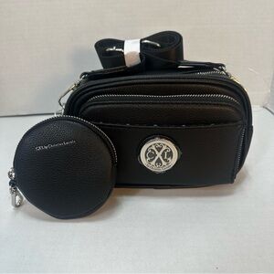 CXL by Christian Lacroix Eve Pebble Camera‎ w Detachable Mini Zip Black MSRP $88